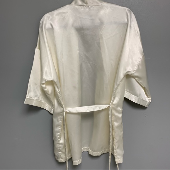 Vintage Intimate Desire Off White Women’s Robe - Picture 6 of 11